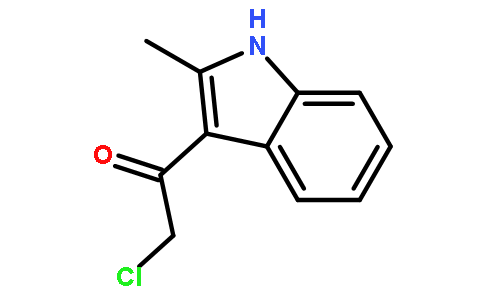 2-氯-1-(2-甲基-1H-吲哚-3-基)-乙酮