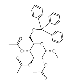 methyl 2,3,4-tri-O-acetyl-6-O-triphenyl-methyl-α-D-glucopyranoside