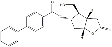 (3aR,4S,5R,6aS)-(-)-六氫-4-(羥甲基)-2-氧代-2H-環(huán)戊并[b]呋喃-5-基 1,1'-聯苯-4-甲酸酯