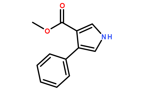 4-苯基-1H-吡咯-3-羧酸甲酯