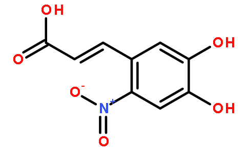 (2E)-3-(4,5-二羟基-2-硝基苯基)丙烯酸