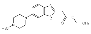 2-[5-(4-甲基哌嗪)苯并咪唑-2-基]乙酸乙酯