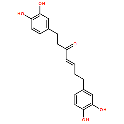 Hirsutenone; (4E)-1,7-雙(3,4-二羥基苯基)-4-庚烯-3-酮