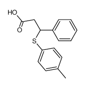 3-phenyl-3-p-tolylsulfanyl-propionic acid