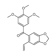 (3,4,5-trimethoxyphenyl)(6-vinylbenzo[d][1,3]dioxol-5-yl)methanone