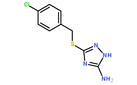 3-[(4-氯芐基)磺酰基]-1H-1,2,4-噻唑-5-胺