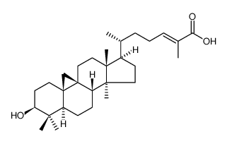 芒果醇酸, (3beta,24E)-3-羟基-9,19-环羊毛甾-24-烯-26-酸对照品(标准品) | 4184-34-3
