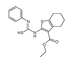 ethyl 2-(phenylcarbamothioylamino)-4,5,6,7-tetrahydro-1-benzothiophene-3-carboxylate