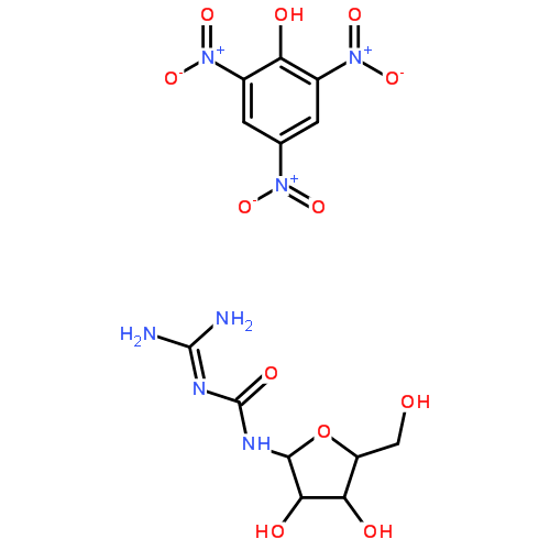 1-(二氨基亚甲基)-3-(BETA-D-呋喃核糖基)脲苦味酸盐