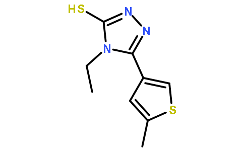 4-乙基-5-(5-甲基-3-噻吩)-2H-1,2,4-三唑-3-硫酮