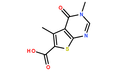 3,5-二甲基-4-氧代-3,4-二氢噻吩并[2,3-d]嘧啶-6-甲酸