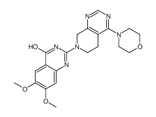 6,7-dimethoxy-2-(4-morpholin-4-yl-6,8-dihydro-5H-pyrido[3,4-d]pyrimidin-7-yl)-1H-quinazolin-4-one