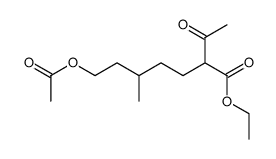 ethyl 2-acetyl-7-acetoxy-5-methylheptanoate