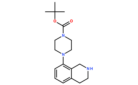 tert-Butyl 4-(1,2,3,4-tetrahydroisoquinolin-8-yl)piperazine-1-carboxylate