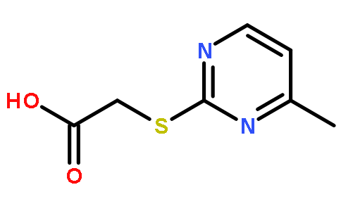 2-羧基甲基硫代-4-甲基嘧啶