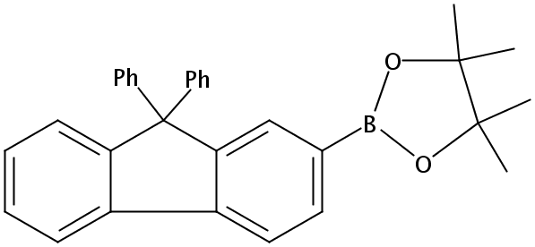 2-(9,9-二苯基-9H-芴-2-基)-4,4,5,5-四甲基-1,3,2-二氧硼杂环戊烷