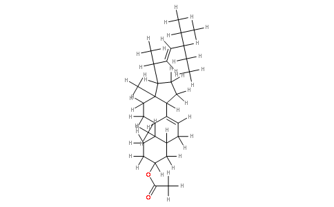 alpha-菠菜甾醇乙酸酯對照品(標準品) | 4651-46-1