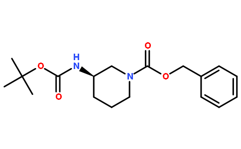 (3R)-3-[(叔丁氧羰基)氨基]哌啶-1-甲酸芐酯