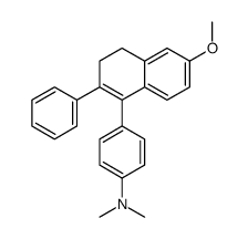 4-(6-methoxy-2-phenyl-3,4-dihydronaphthalen-1-yl)-N,N-dimethylaniline