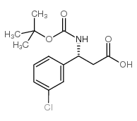 boc-(r)-3-氨基-3-(3-氯苯基)-丙酸