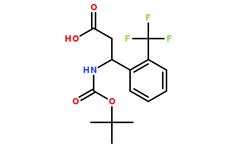 (R)-3-((叔丁氧羰基)氨基)-3-(2-(三氟甲基)苯基)丙酸