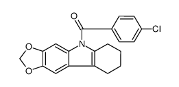 (4-chlorophenyl)-(5,6,7,8-tetrahydro-[1,3]dioxolo[4,5-b]carbazol-9-yl)methanone