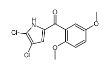 (4,5-dichloro-1H-pyrrol-2-yl)-(2,5-dimethoxyphenyl)methanone