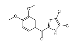 (4,5-dichloro-1H-pyrrol-2-yl)-(3,4-dimethoxyphenyl)methanone