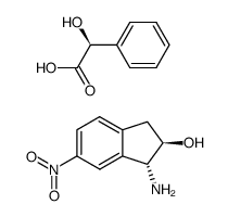 (1R,2R)-1-amino-6-nitro-2,3-dihydro-1H-inden-2-ol (S)-2-hydroxy-2-phenylacetate