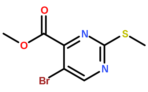 2-甲基巰基-5-溴嘧啶-4-甲酸甲酯