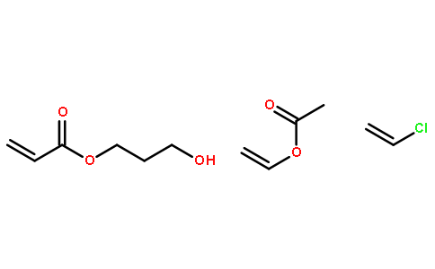 2-丙烯酸-(3-羟丙醇)酯与聚氯乙烷和乙酸乙烯基酯的聚合物