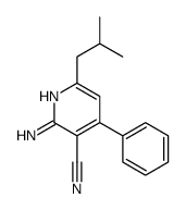 2-amino-6-(2-methylpropyl)-4-phenylpyridine-3-carbonitrile