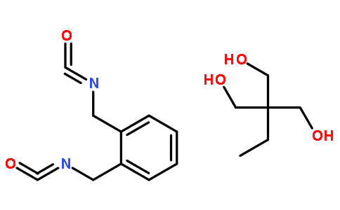 2-乙基-2-(羟甲基)-1,3-丙二醇与双(异氰酸根合甲基)苯的聚合物