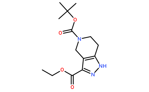 1,4,6,7-四氫-5H-吡唑并[4,3-C]吡啶-3,5-二羧酸 5-叔丁酯 3-乙酯