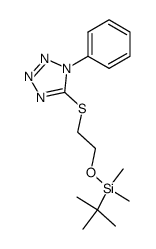 5-((2-((tert-butyldimethylsilyl)oxy)ethyl)thio)-1-phenyl-1H-tetrazole