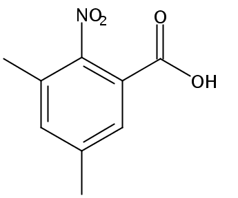 3,5-二甲基-2-硝基苯甲酸