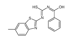 N-[(6-methyl-1,3-benzothiazol-2-yl)carbamothioyl]benzamide