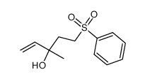 5-benzenesulfonyl-3-methyl-pent-1-en-3-ol