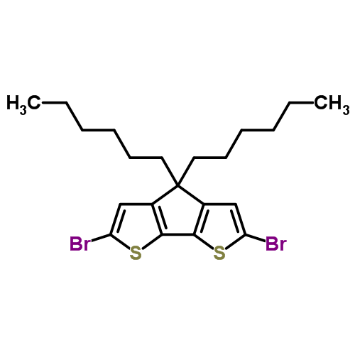 2,6-二溴-4,4-二己基-4H-環(huán)戊并[2,1-b:3,4-b']二噻吩