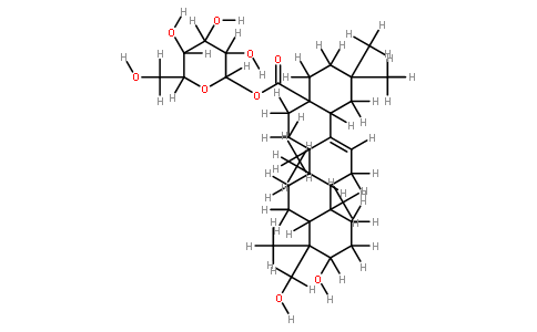 常春藤皂苷元 28-O-beta-D-吡喃葡萄糖酯对照品(标准品) | 53931-25-2
