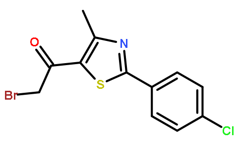 2-溴-1-[2-(4-氯苯基)-4-甲基-1,3-噻唑-5-基]-1-乙酮