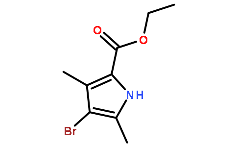 4-溴-3,5-二甲基-1H-吡咯-2-羧酸乙酯