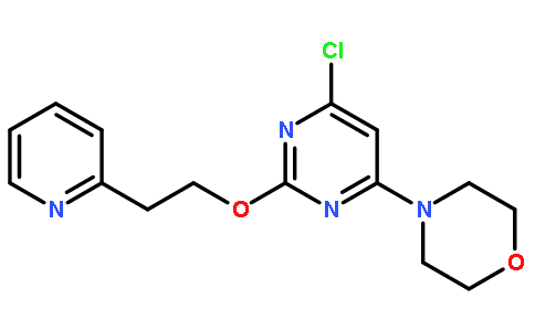 4-[6-氯-2-(2-(吡啶-2-基)乙氧基)嘧啶-4-基]嗎啉