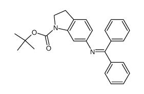 tert-butyl 6-(1-aza-2,2-diphenylvinyl)indolinecarboxylate