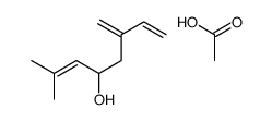 acetic acid,2-methyl-6-methylideneocta-2,7-dien-4-ol