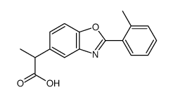 2-[2-(2-methylphenyl)-1,3-benzoxazol-5-yl]propanoic acid