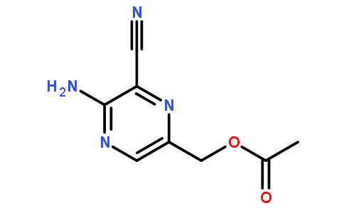 5-ACETOXYMETHYL-2-AMINO-3-CYANOPYRAZINE