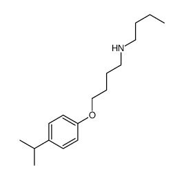 N-butyl-4-(4-propan-2-ylphenoxy)butan-1-amine