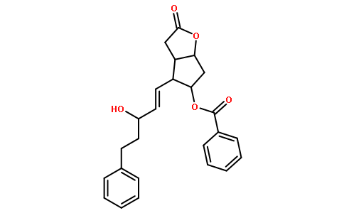 2H-环戊并[b]呋喃-2-酮,5-(苯甲酰氧基)六氢-4-[(1E,3S)-3-羟基-5苯基-1-戊烯-1-基]-,(3aR,4R,5R,6aS)-
