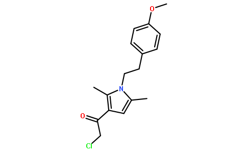 2-氯-1-[1-[2-(4-甲氧基苯基)乙基]-2,5-二甲基-1H-吡咯-3-基]乙酮